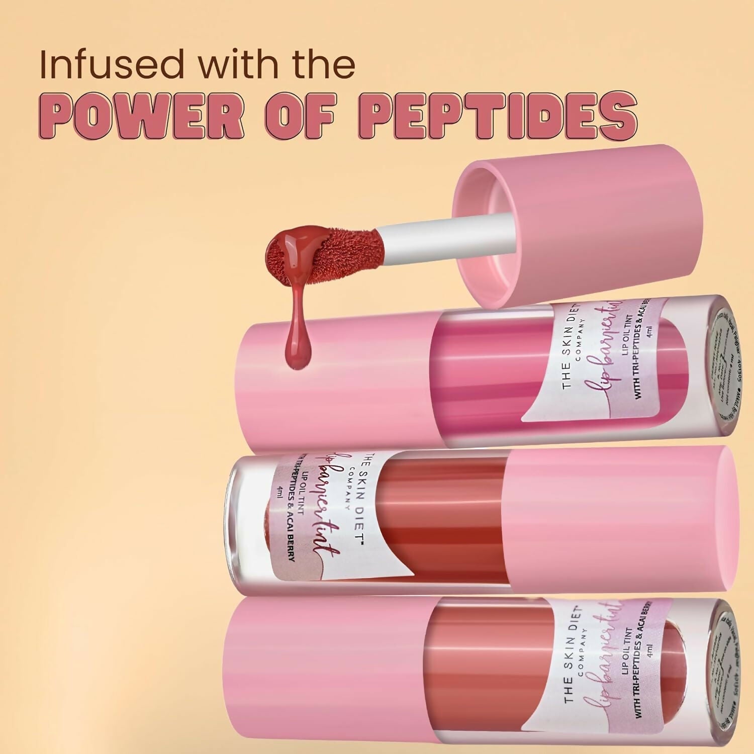 The Skin Diet Company Lip Barrier Tint Pink Affair - Nude Pink | Grocsy