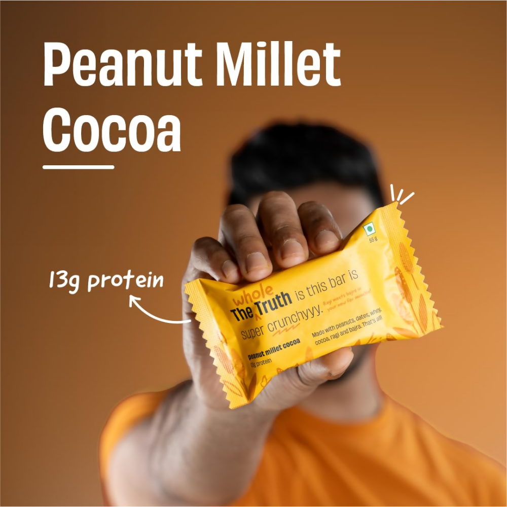 The Whole Truth Protein Bars - Assorted Millet Protein Bar | Grocsy