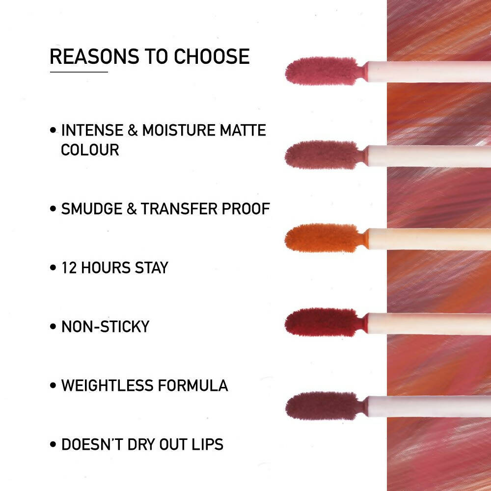 BlushBee Organic Beauty Lip Nourishing Liquid Lipstick - Reddish Maroon | Grocsy