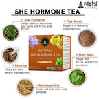 Rishi Natural She Hormone Tea | Grocsy