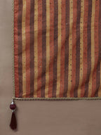 House of Panchhi Brown Organza Floral Print and sequinse work Lehenga choli & Dupatta | Grocsy