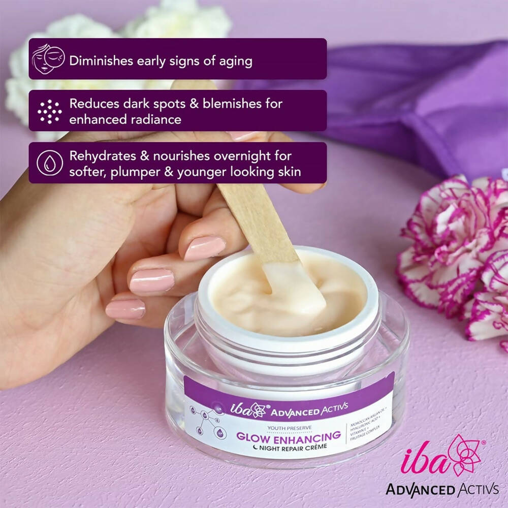 Iba Advanced Activs Youth Preserve Glow Enhancing Night Repair Cr?me | Grocsy