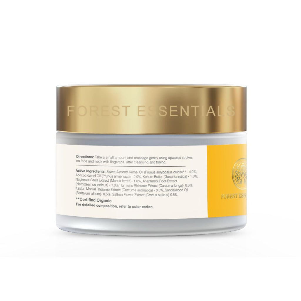 Forest Essentials Night Treatment Cream With Sandalwood & Saffron | Grocsy