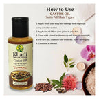 Khadi Natural Herbal Castor Oil | Grocsy