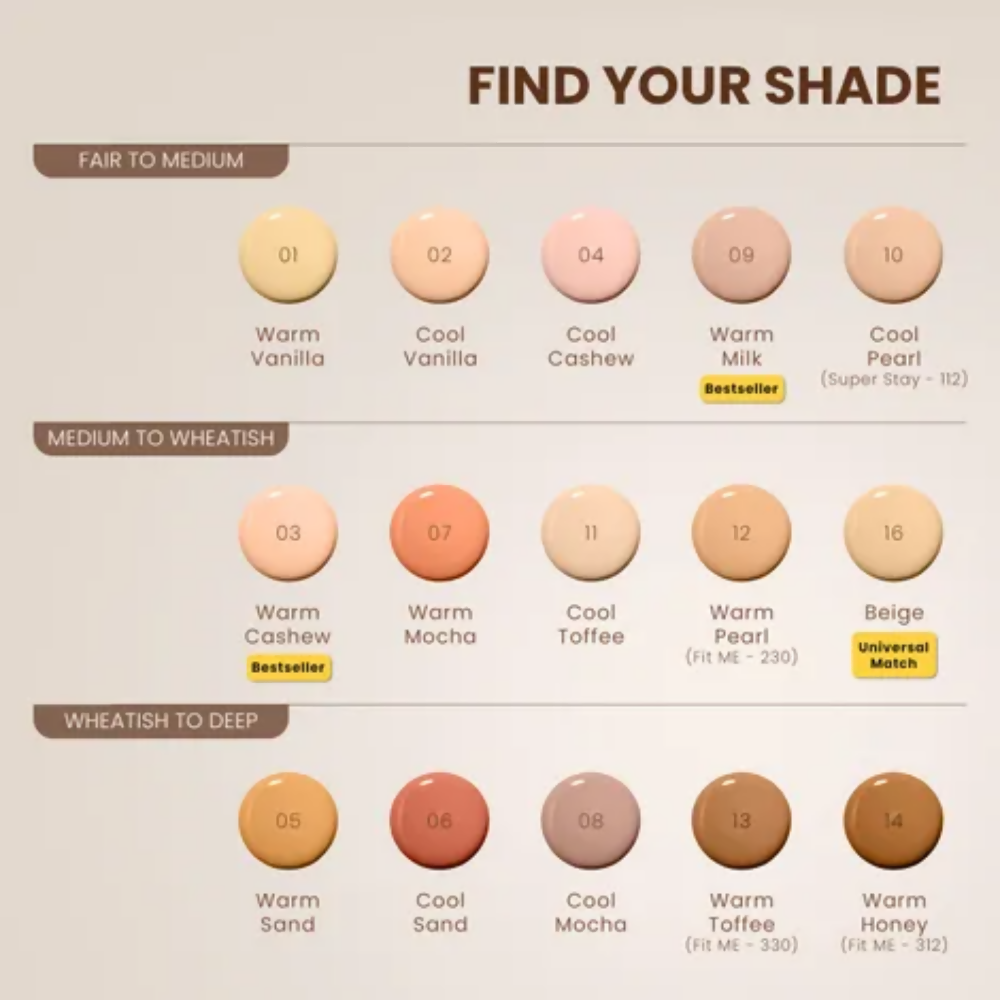 NY Bae 3 IN 1 Serum Foundation - Warm Honey 14 | Grocsy