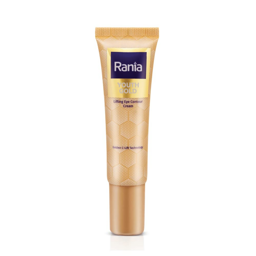 Rania 24K Gold Eye Cream Reduces Dark Circles Puffiness & Fine Lines | Grocsy