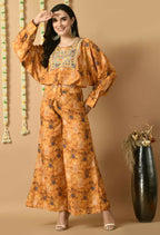 Joban Fashion Mustard Maslin Kurta Set | Grocsy