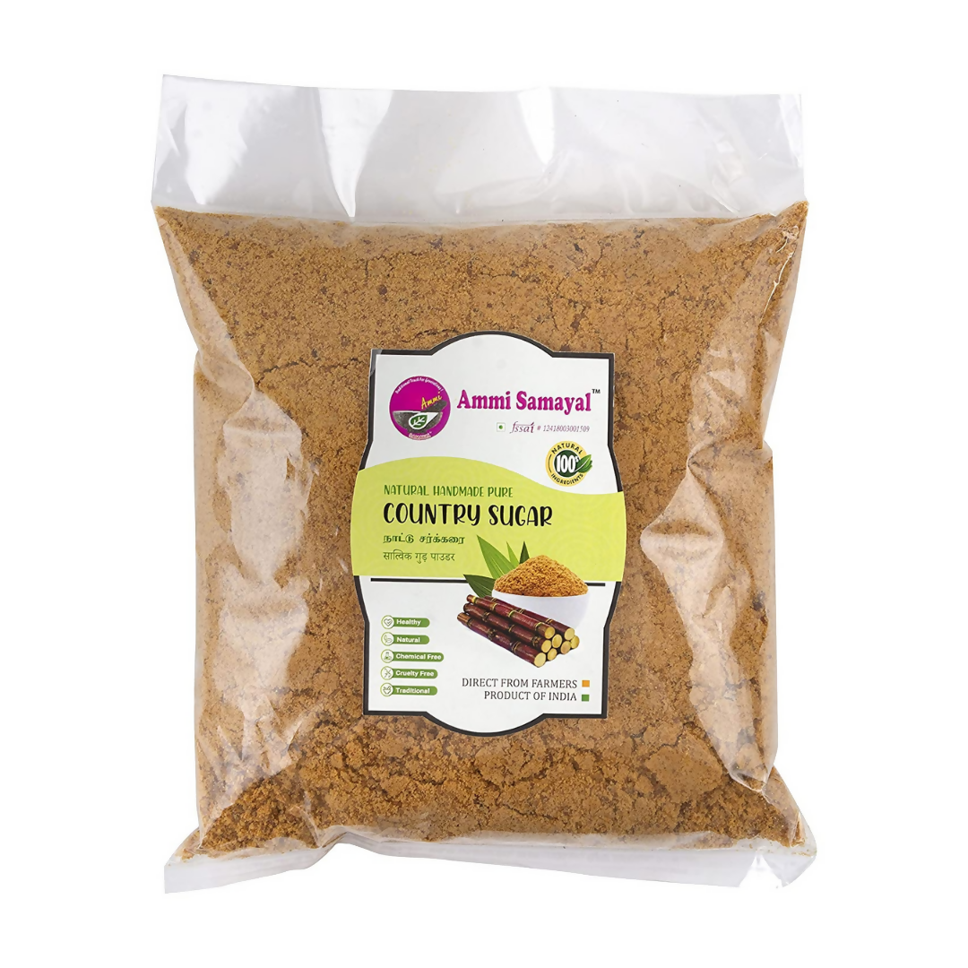 Ammi Samayal Country Sugar Pure Naatu Sakkarai Brown Sugar | Grocsy