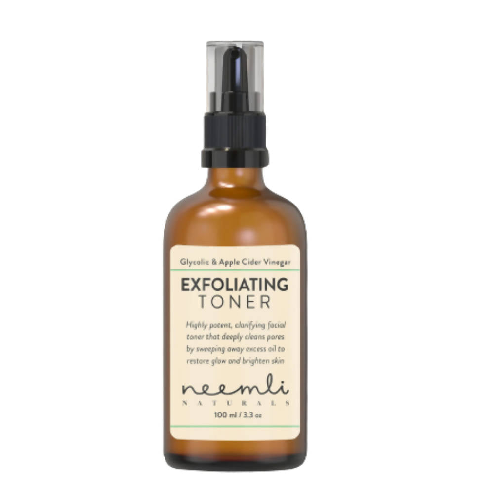 Neemli Naturals Glycolic Acid & Apple Cider Vinegar Exfoliating Toner | Grocsy