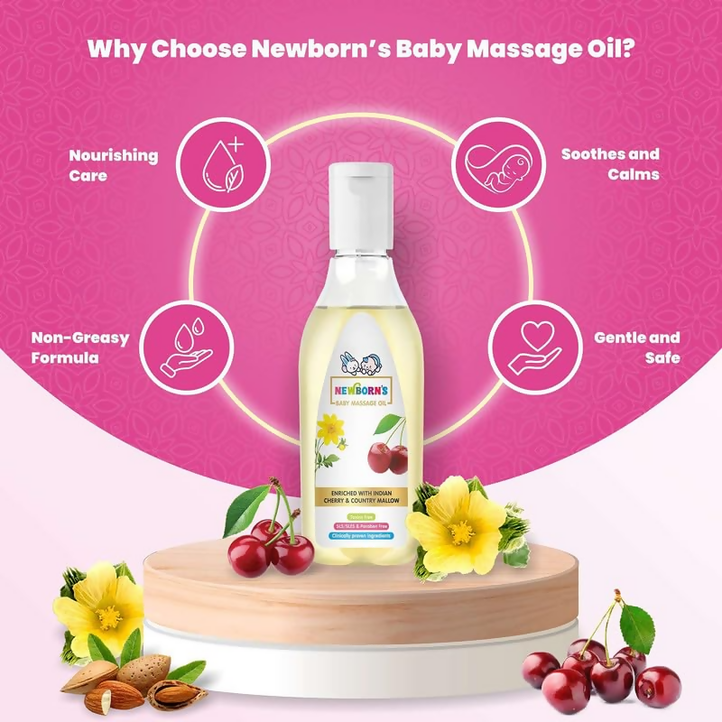 Newborn’s Baby Moisturizing Massage Oil | Grocsy