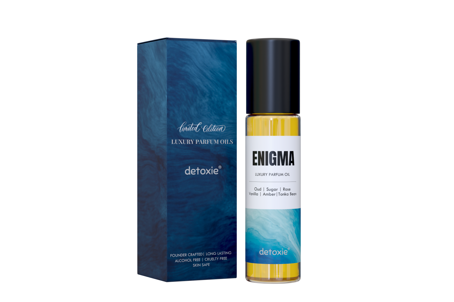 Detoxie Enigma - Luxury Parfum Oil (Attar) Non-Alcoholic | Grocsy