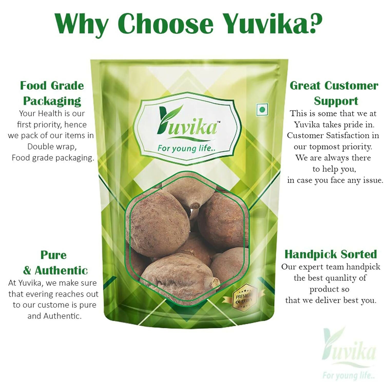 Yuvika Bahera - Baheda Sabut - Bibhitaki - Terminalia Bellirica - Bahera Whole | Grocsy