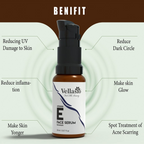 Vellasio Vitamin E Face Serum, Nourished Soft & Glow Skin | Grocsy