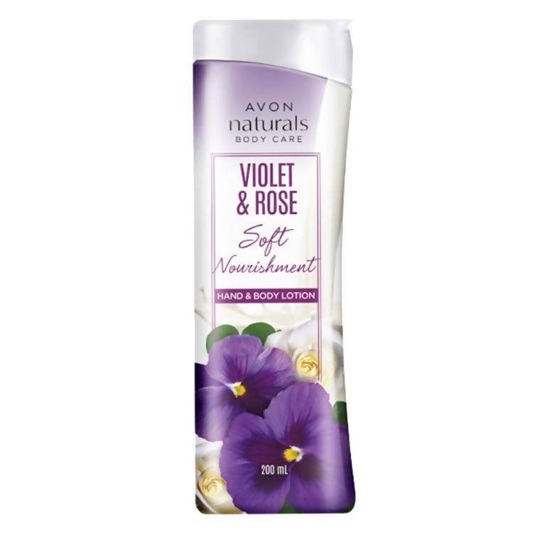 Avon Naturals Body Care Violet & Rose Hand & Body Lotion | Grocsy