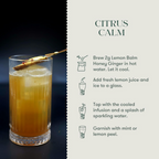 Luxmi Estates Lemon Balm Honey Ginger Herbal Infusion | Grocsy