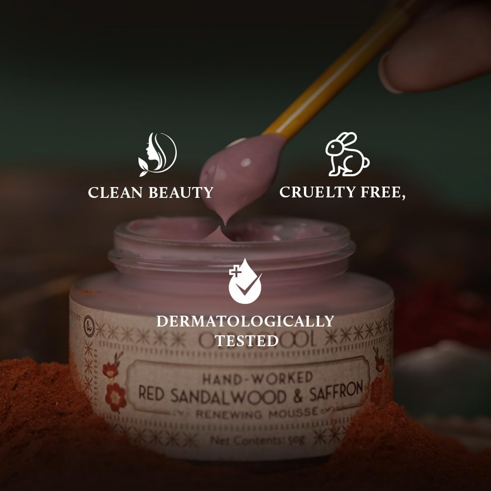 Old School Rituals Red Sandalwood & Saffron Age-Defying Face Moisturiser | Grocsy