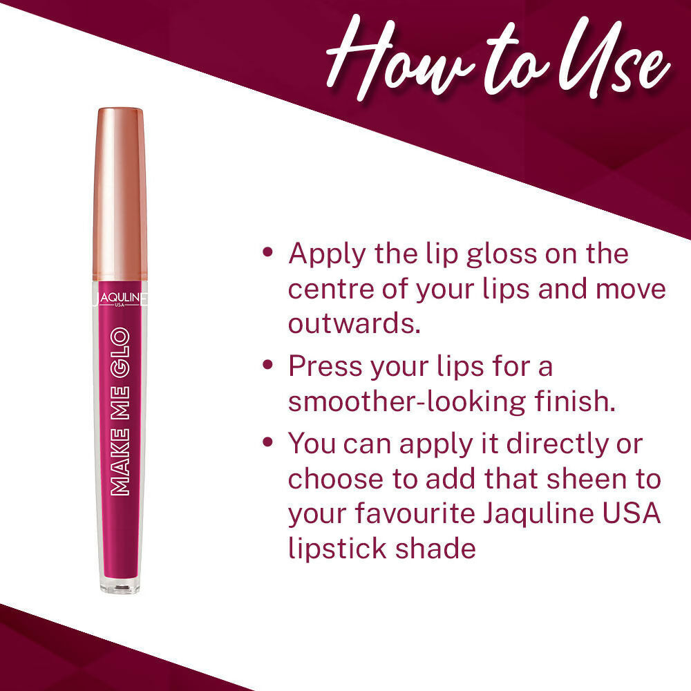 Jaquline USA Make Me Glo Lip Gloss - Kiss Dew | Grocsy