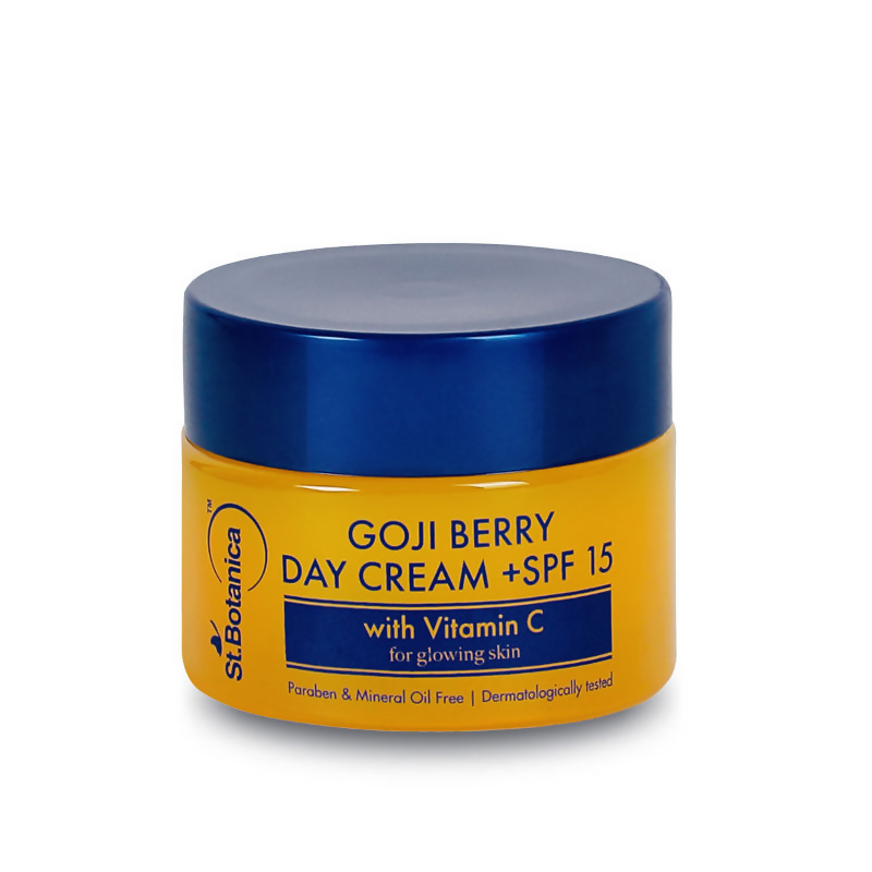 St.Botanica Goji Berry Day Cream SPF15 With Goji Berry & Vitamin C For Sun Protection | Grocsy