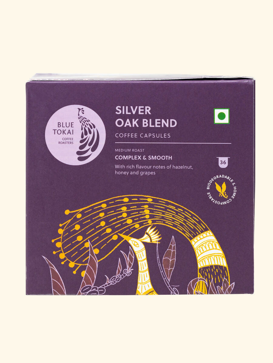 Blue Tokai Silver Oak Blend Coffee Capsules | Grocsy