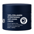 Dermistry 10% Collagen Skin Tightening Anti Aging Day Night Hydrates Moisture Face Cream | Grocsy