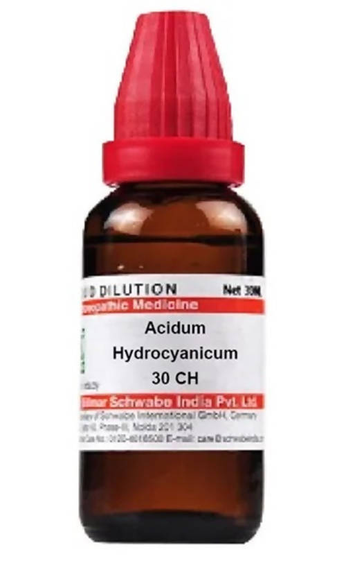 Dr. Willmar Schwabe India Acidum Hydrocyanicum Dilution | Grocsy