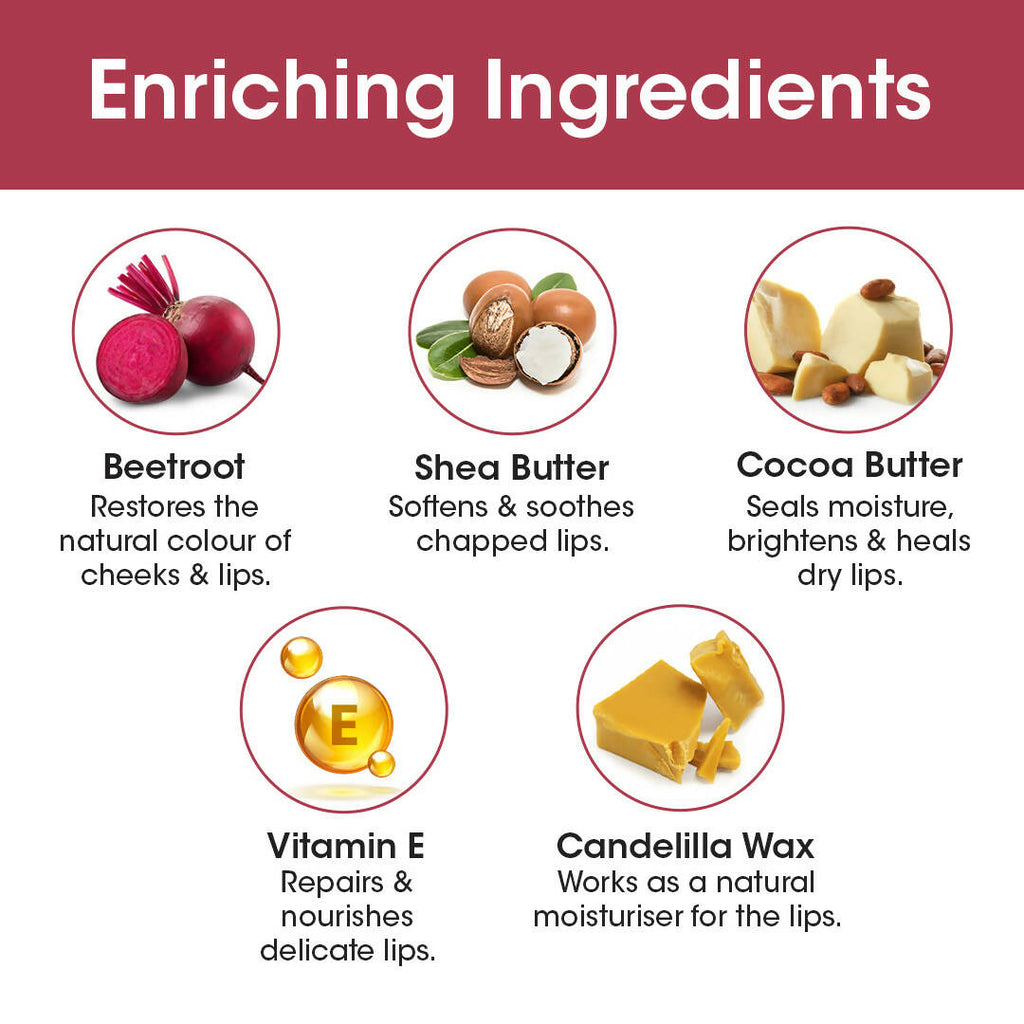 TAC - The Ayurveda Co. Lip, Cheek & Eye Tint with Beetroot Extracts | Grocsy
