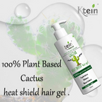 Ktein Cactus Heat Gel: 392°F Ultimate Heat Defense & Luscious Hair | Grocsy