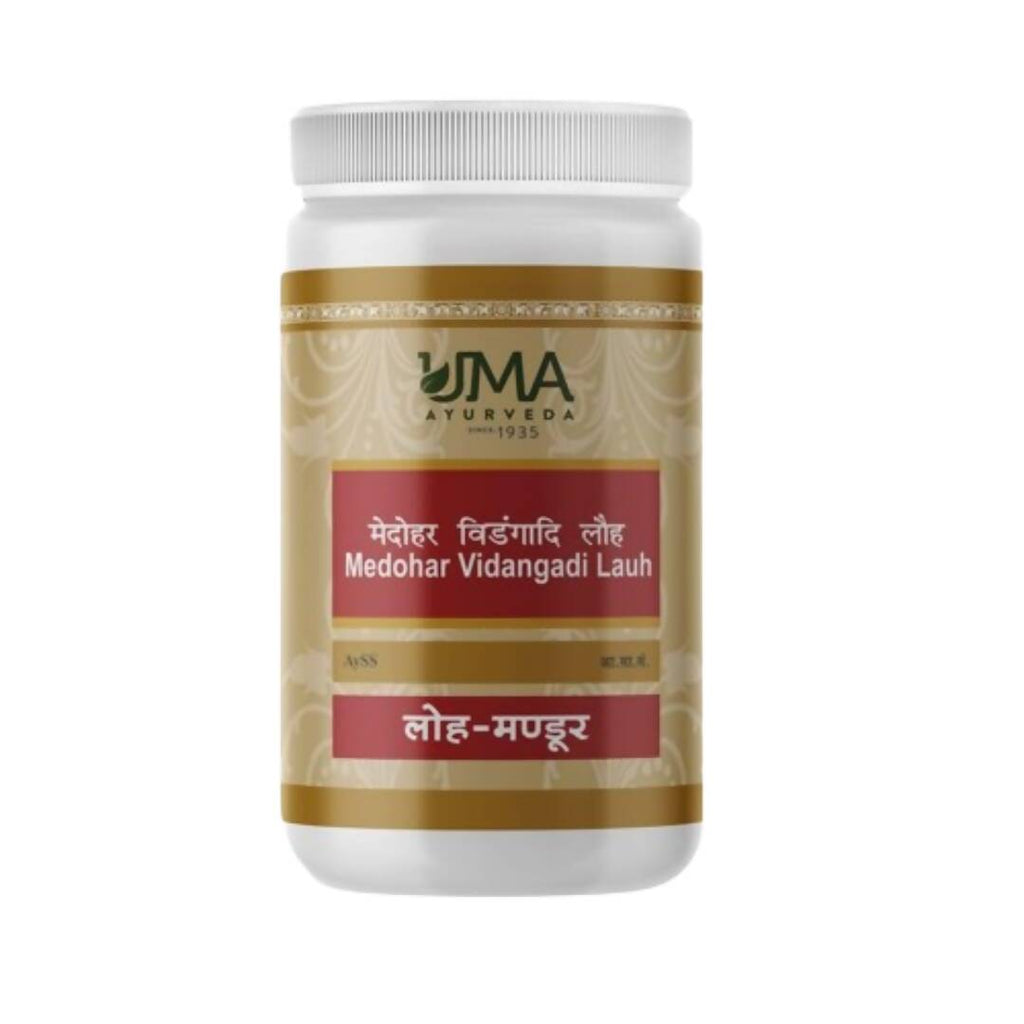 Uma Ayurveda Medohar Vidangadi Lauha Tablets | Grocsy