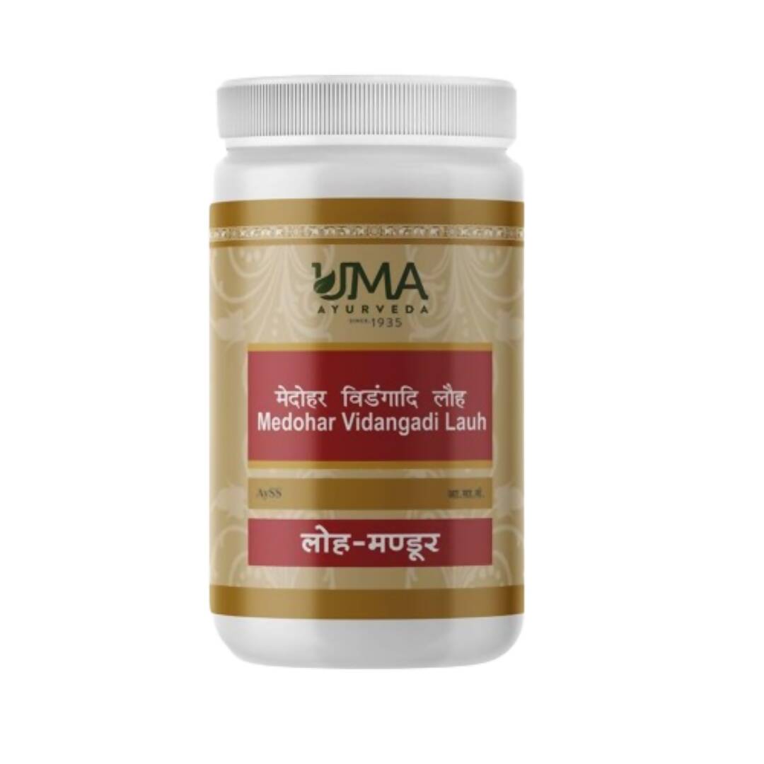 Uma Ayurveda Medohar Vidangadi Lauha Tablets | Grocsy