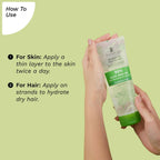 Pilgrim Korean 99% Pure Aloe Vera Gel with Vitamin E & Vitamin B5, Hydrates & Soothes Skin - Korean Skin Care | Grocsy