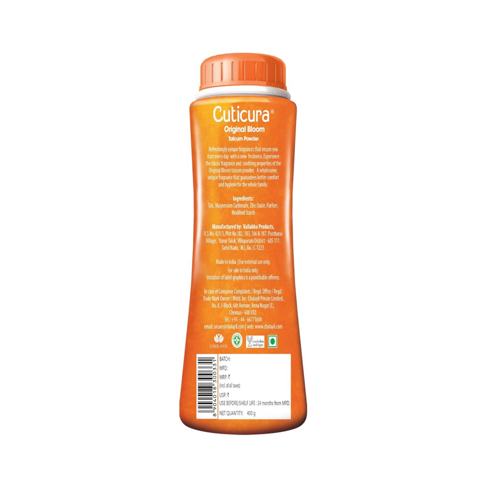 Cuticura Original Bloom Talcum Powder | Grocsy