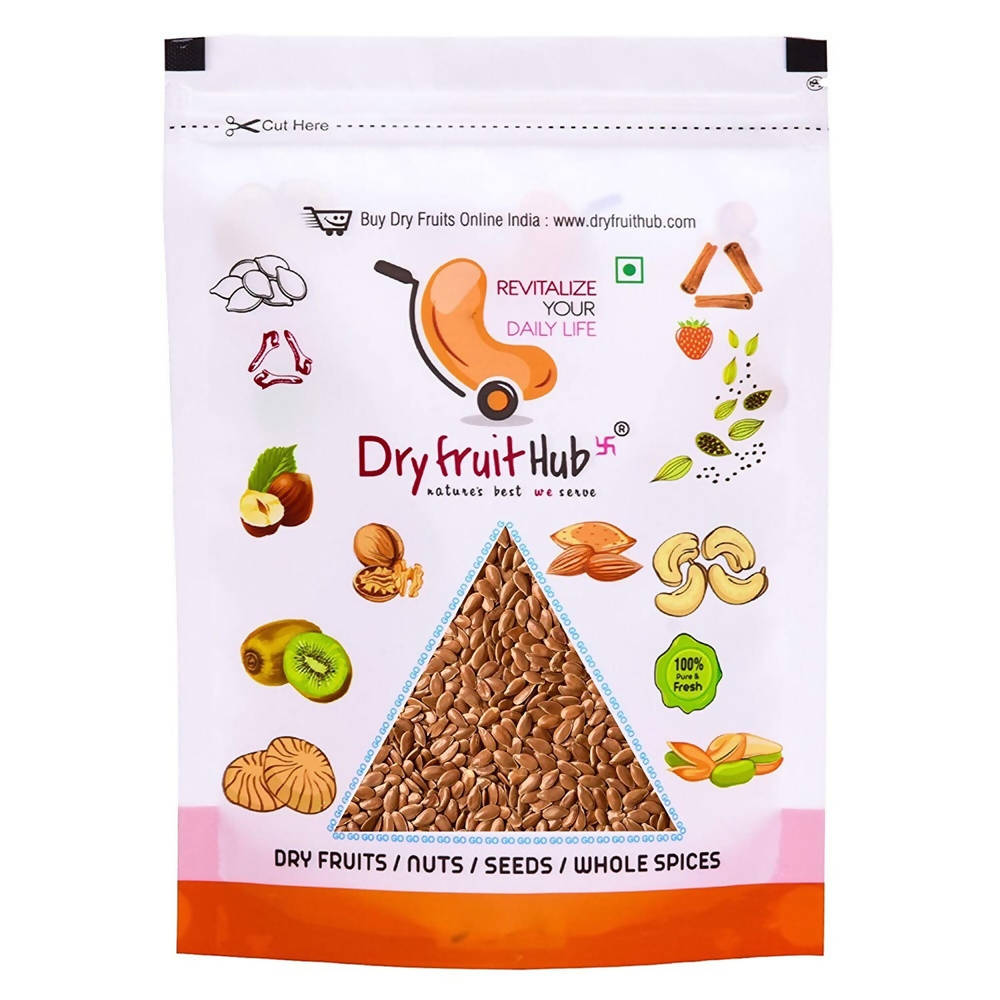 Dry Fruit Hub Flax Seeds | Grocsy