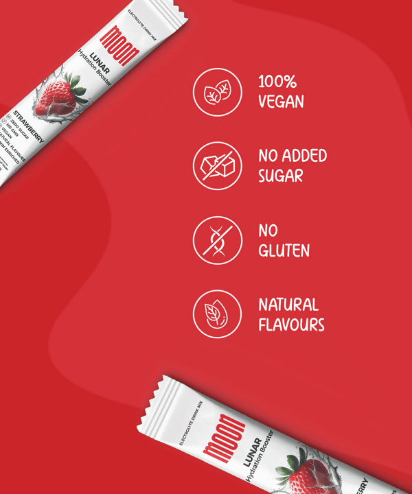 Moon Lunar Hydration Booster - Strawberry Flavour | Grocsy