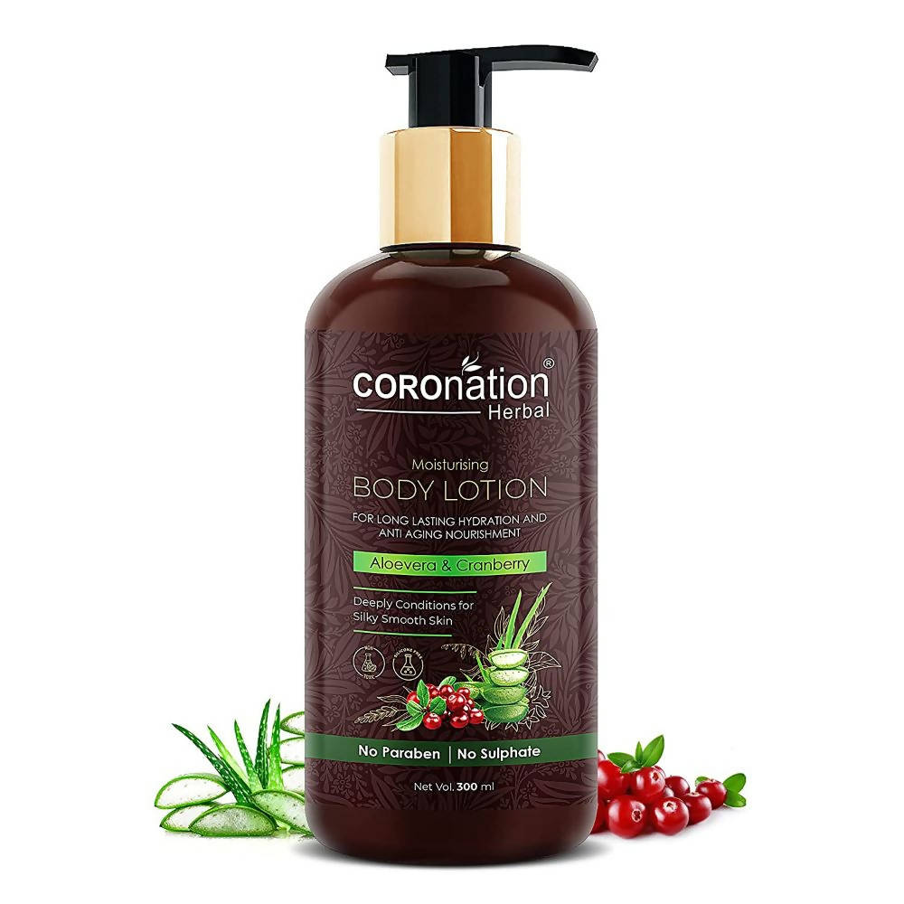 Coronation Herbal Aloevera & Cranberry Body Lotion | Grocsy
