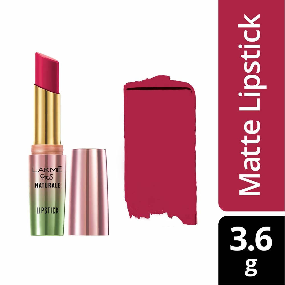 Lakme 9To5 Naturale Matte Lipstick - Blush Pink | Grocsy