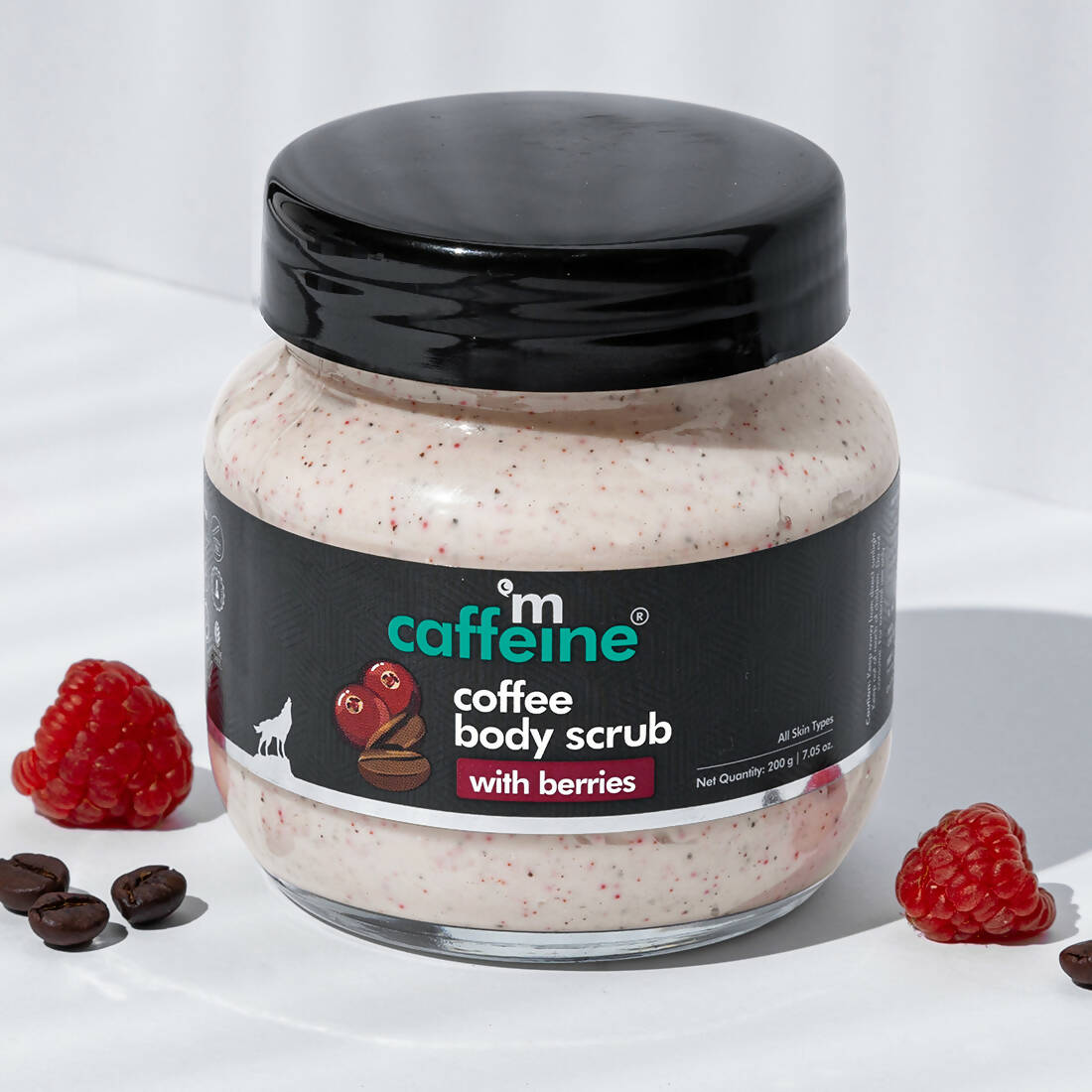 mCaffeine Coffee Body Scrub with Berries | Grocsy