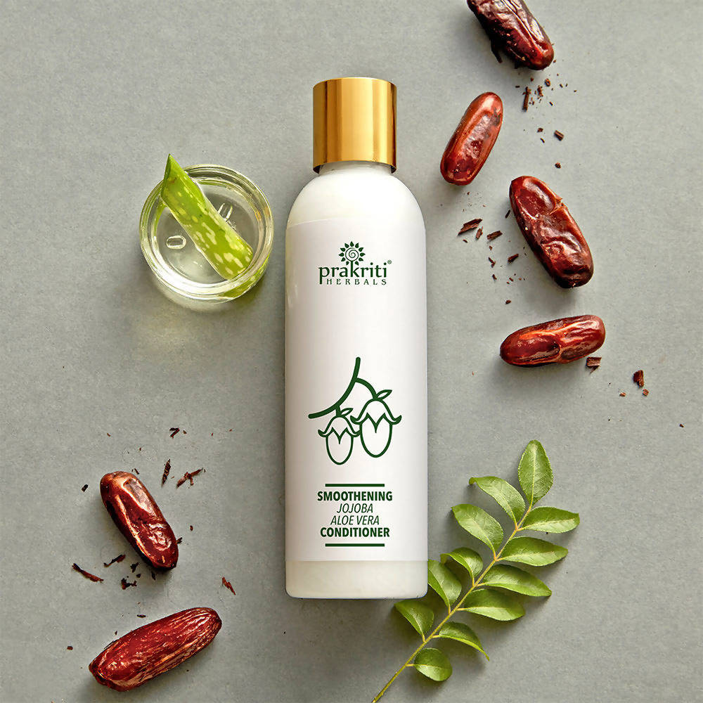 Prakriti Herbals Smoothening Jojoba Aloe Vera Conditioner | Grocsy