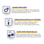 Mannlich Intimate Private Hair Removal Cream For Men | Grocsy