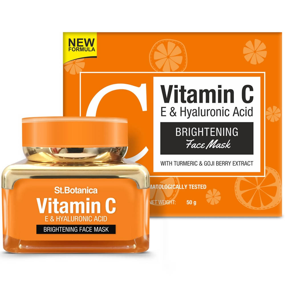 St.Botanica Vitamin C, E & Hyaluronic Acid Brightening Face Mask | Grocsy