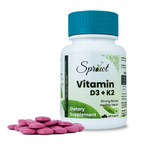 Sprowt Vitamin D3 + K2 Help in Strong Bones Tablets | Grocsy
