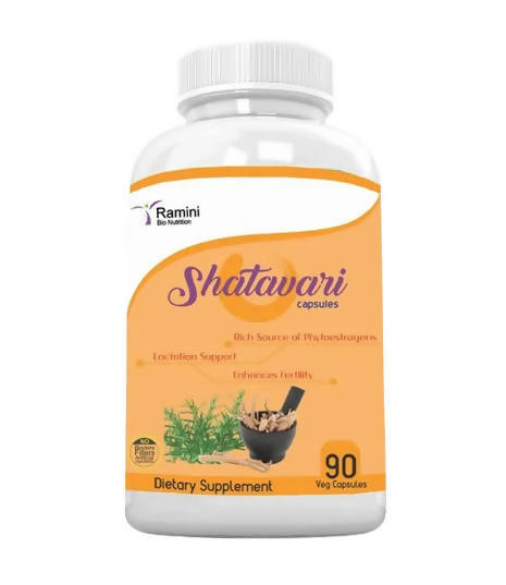 Ramini Bio Nutrition Shatavari 500mg Veg Capsules | Grocsy