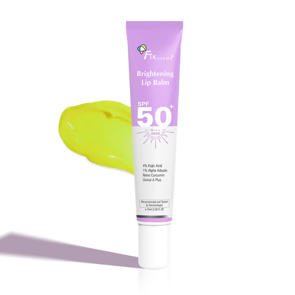 Fixderma 4% Kojic Acid Brightening Lip Balm SPF 50+ | Grocsy