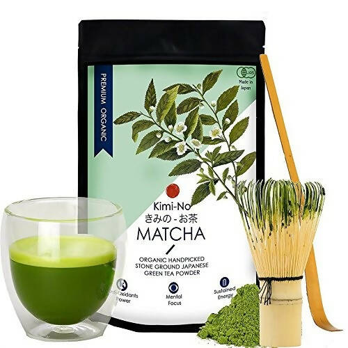 Wishcare Kimino Japanese Organic Premium Grade Matcha Green Tea Powder | Grocsy