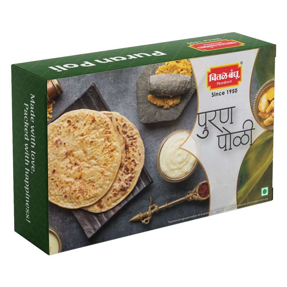 Chitale Bandhu Puran Poli With Ghee Cup | Grocsy