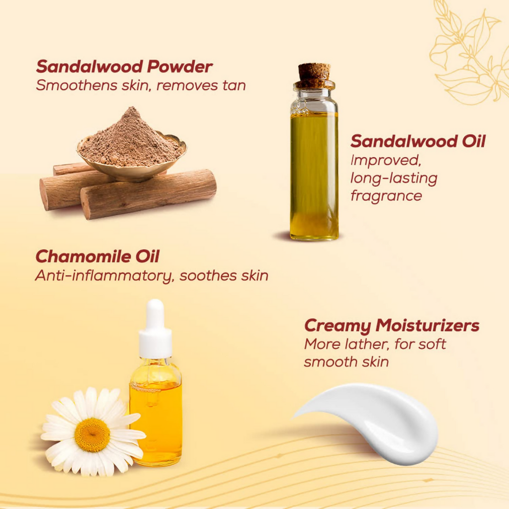 Santoor Royal Sandal Bathing Soap For Sensitive Skin | Grocsy