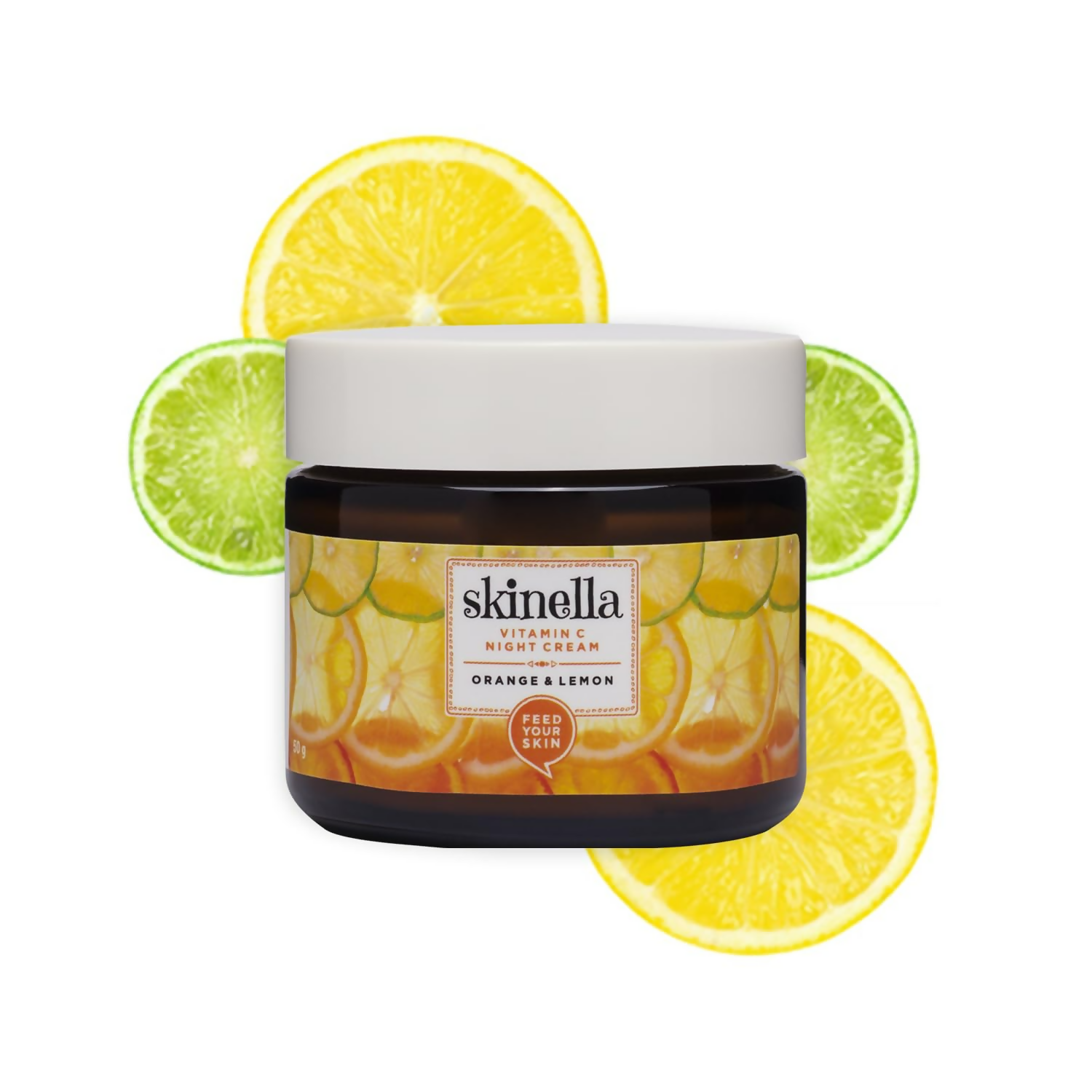 Skinella Vitamin C Night Cream-Orange Lemon | Grocsy