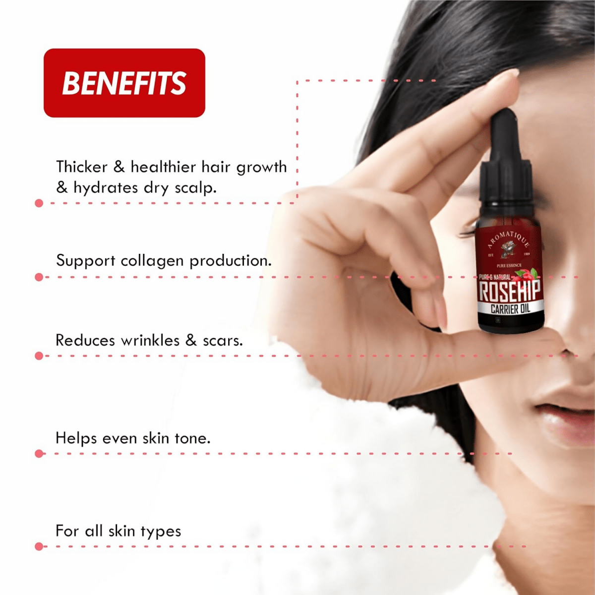 Aromatique Rosehip Oil for Face | Grocsy