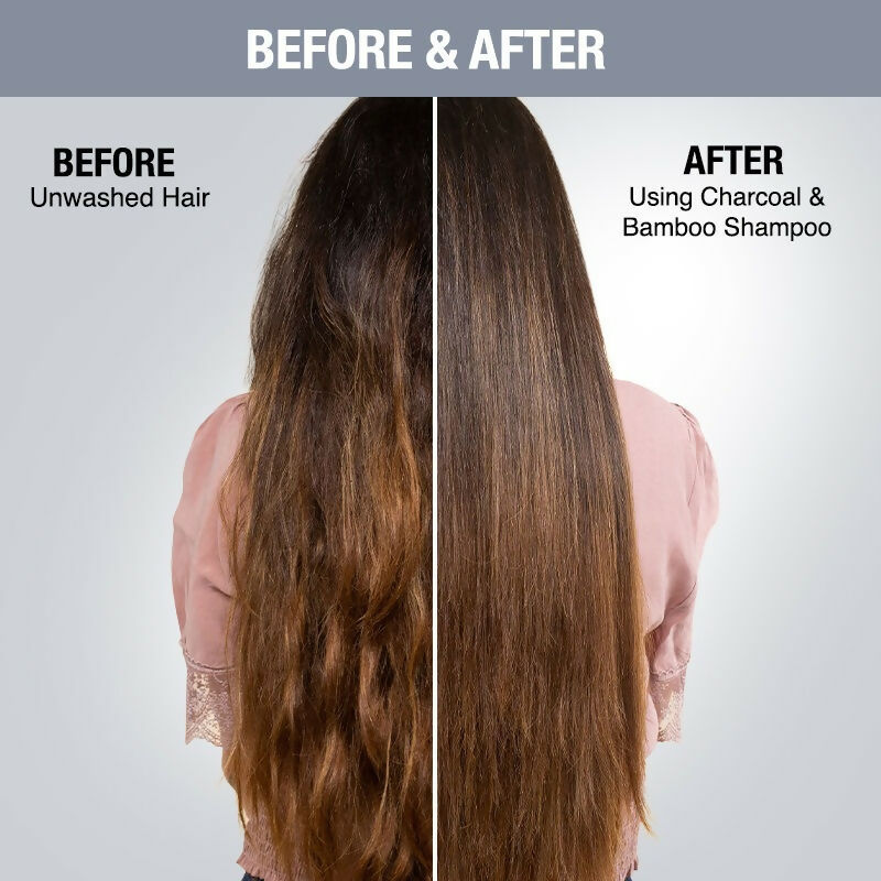 Nykaa Naturals Scalp Purifying -Free Shampoo With Charcoal, Bamboo & Neem | Grocsy