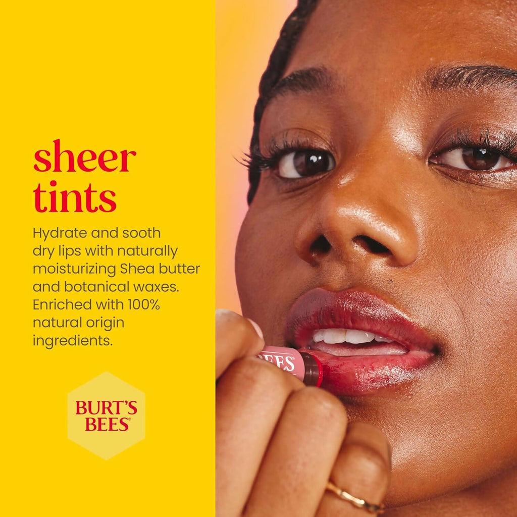 Burt's Bees Tinted Lip Balm - Rose | Grocsy