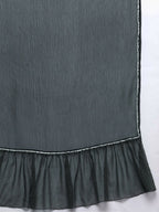 Ahalyaa Women's Traditional wear Kurta Set - Grey | Grocsy